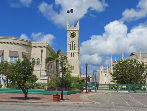 Landmarks in Bridgetown Barbados