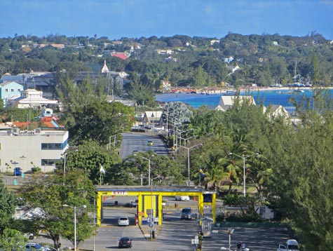 View of Bridgetown from Cruise Port